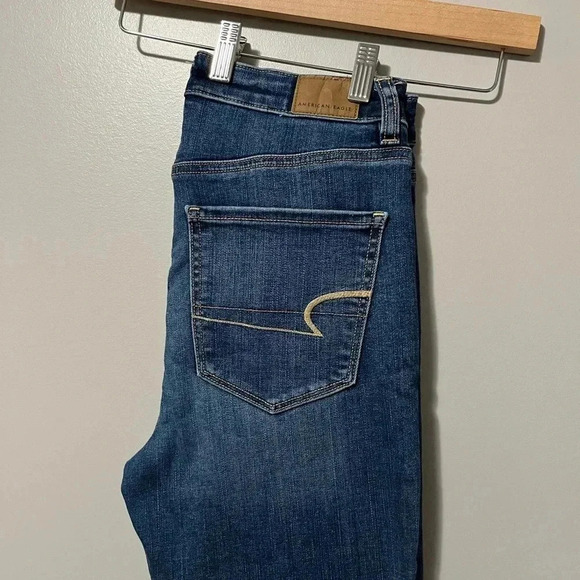 American Eagle Next Level Stretch Highest Rise Short Jegging Jeans - Picture 12 of 14